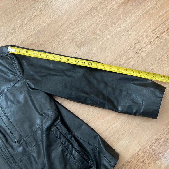 INC International Concepts Men's Genuine Leather Jacket, Medium, Black - Picture 11 of 12